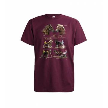Burgundy DC Ravikuninkaat T-paita