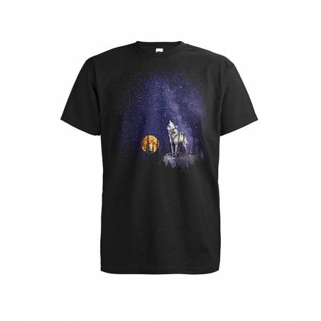 Musta DC Susi ja tähtitaivas T-paita