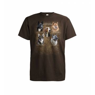 Chocolate DC Finnish Hunting Dogs  T-shirt
