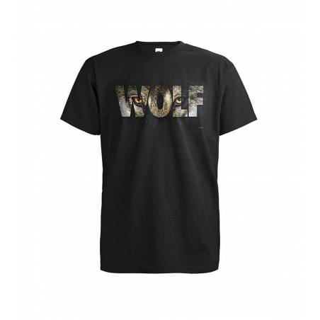 Black DC Wolf eyes, canis lupus T-shirt