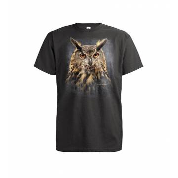 Light Graphite DC Eagle-owl, Bubo bubo T-shirt