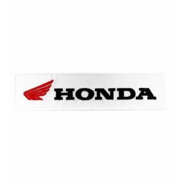 Valkoinen Honda Kangasmerkki 120x30 mm