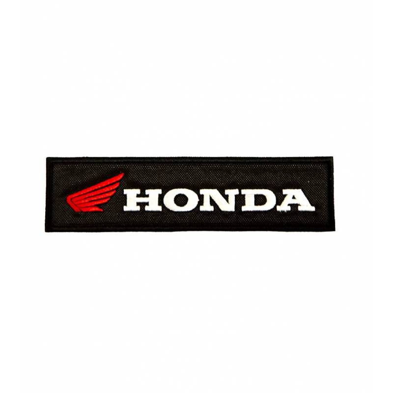 Valkoinen Honda Kangasmerkki 120x30 mm