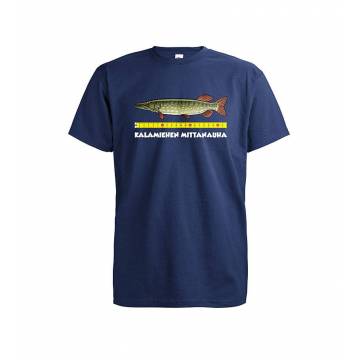 Navy Blue Fisherman´s measuring tape T-shirt