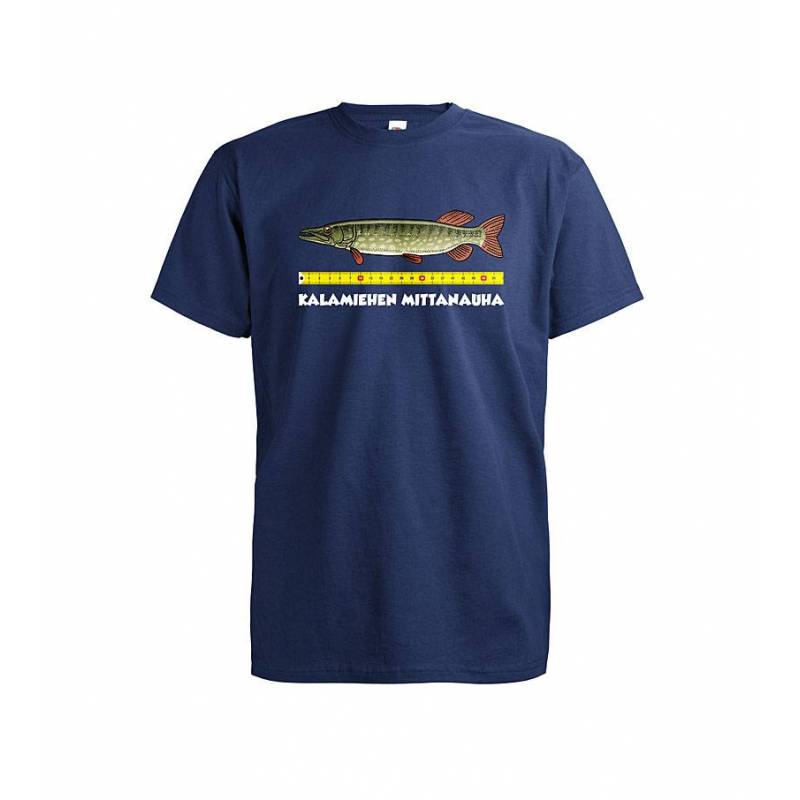 Navy Blue Fisherman´s measuring tape T-shirt