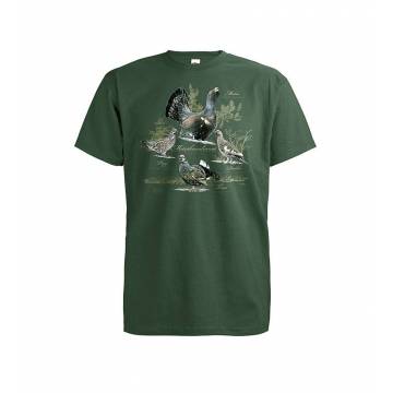 Pullonvihreä DC Metsäkanalinnut T-paita