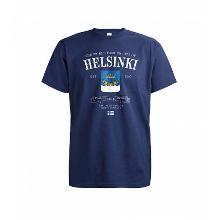 Navy Blue DC World Famous Helsinki T-shirt