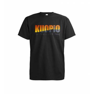 Musta DC Kuopio maisema T-paita