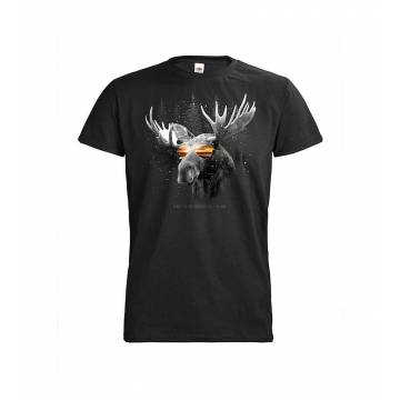 Black DC Moose and shades T-shirt