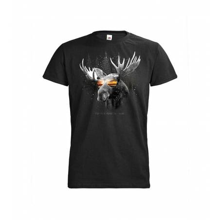 Black DC Moose and shades T-shirt