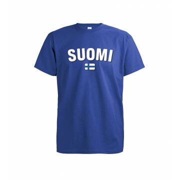 Royal Blue DC Suomi  T-shirt