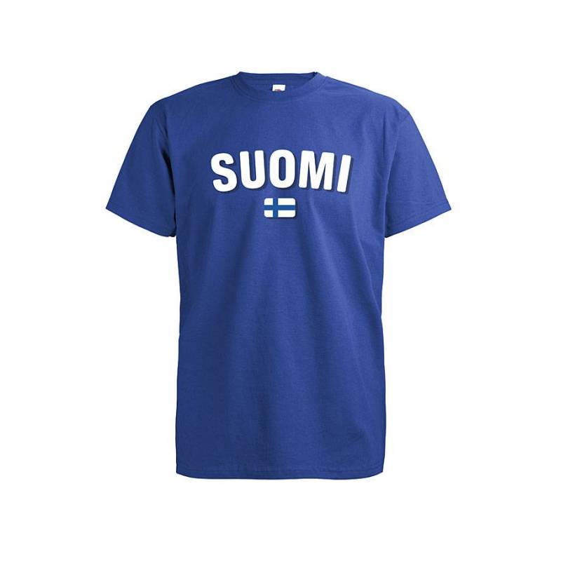 Royal Blue DC Suomi  T-shirt