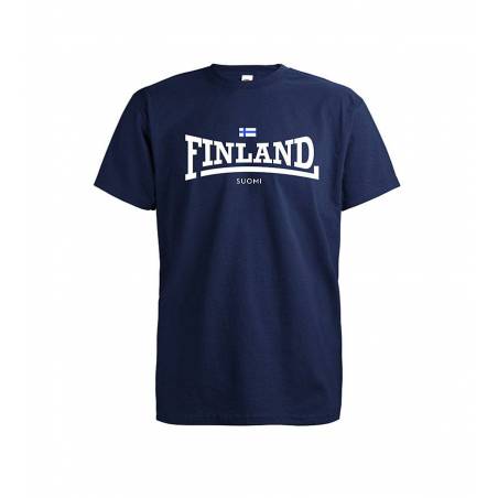 Syvänsininen Finland "lonsdale" T-paita
