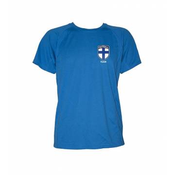 Royal Blue Football Team Finland Technical T-shirt