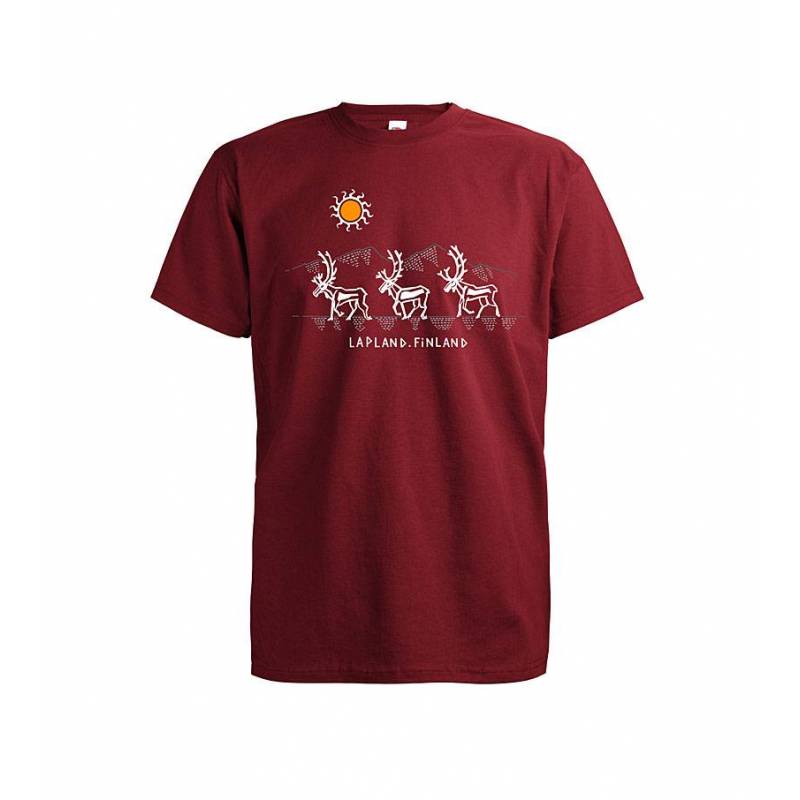 Illustrated reindeer T-shirt