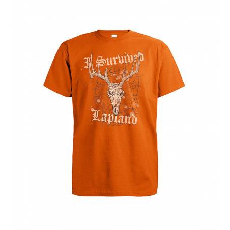 Orange / Light Graphite Survived Lapland T-shirt