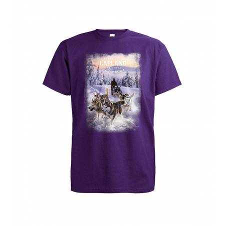 Purple DC Huskyretki T-paita