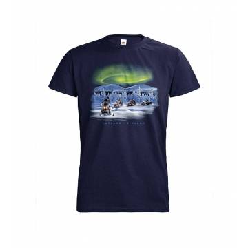 Deep Navy DC Snowmobile safari, Lapland T-shirt