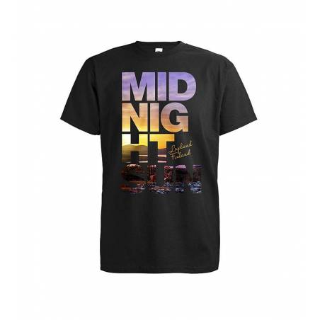 Black DC Midnight Sun, landscape T-shirt