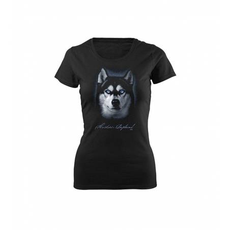 Black Husky head, Lapland Slim T-shirt