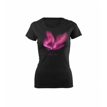 Musta DC Revontulet RED Slim T-paita