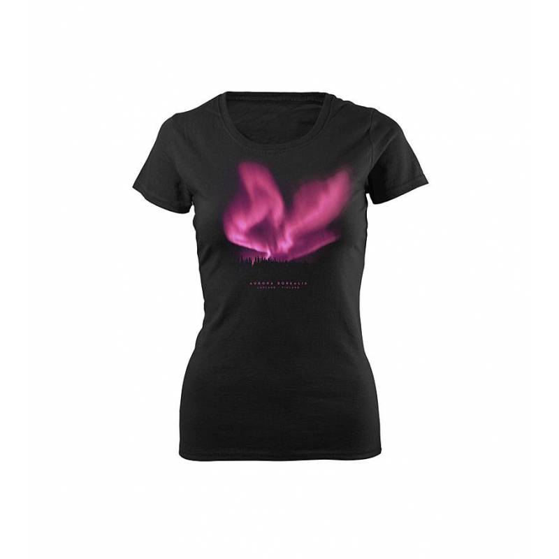 Black Northern Lights Slim T-shirt