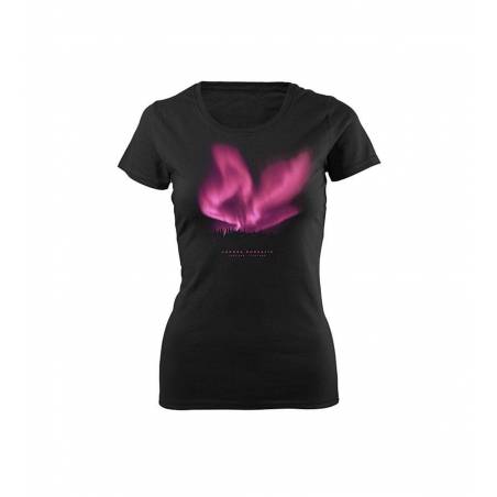 Musta DC Revontulet RED Slim T-paita