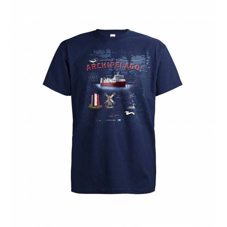 Deep Navy DC Saaristoreitti Nauvo-Korppoo T-paita