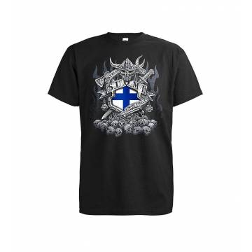 Musta Patria Suomi T-paita