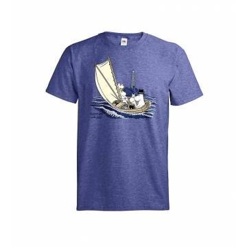 Retro Royal Heaher Moomins and lighthouse, OurSea T-shirt