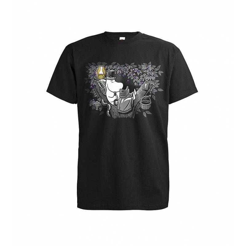 Black Moominpappa in the tree T-shirt