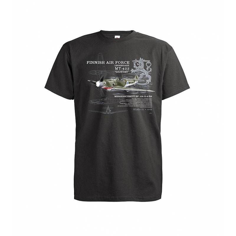 Light Graphite Messerschmitt BF-109 T-shirt