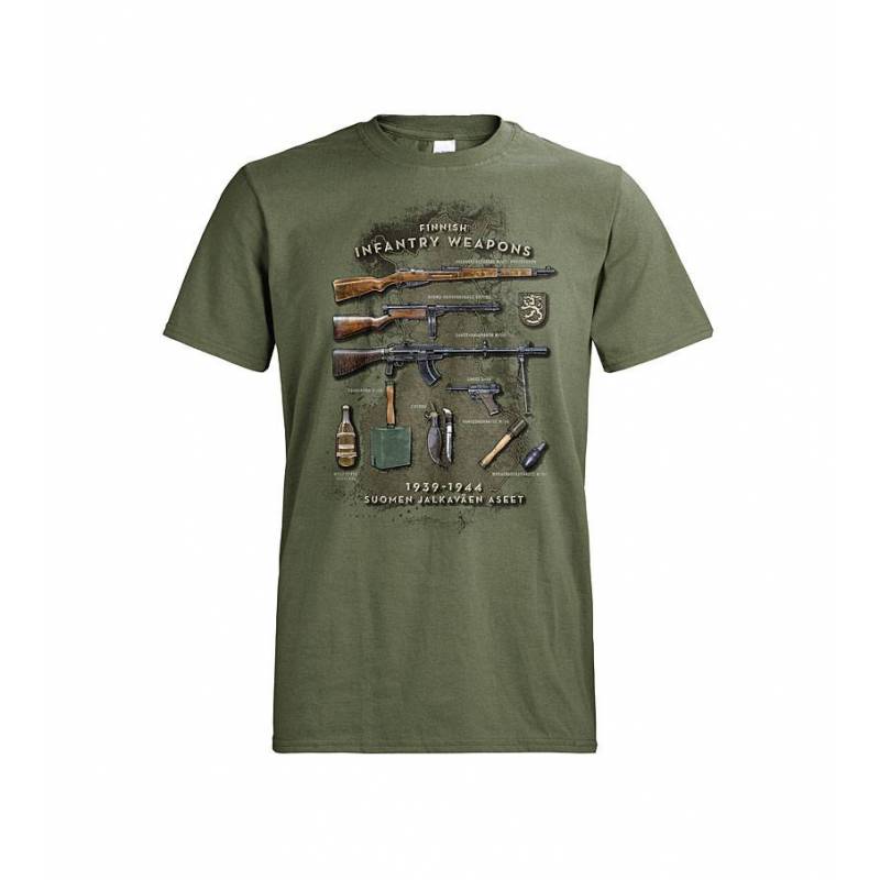 Forest Green DC Infantry weapons 39-44 T-shirt