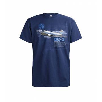 Navy Blue Digi DC-3 T-shirt