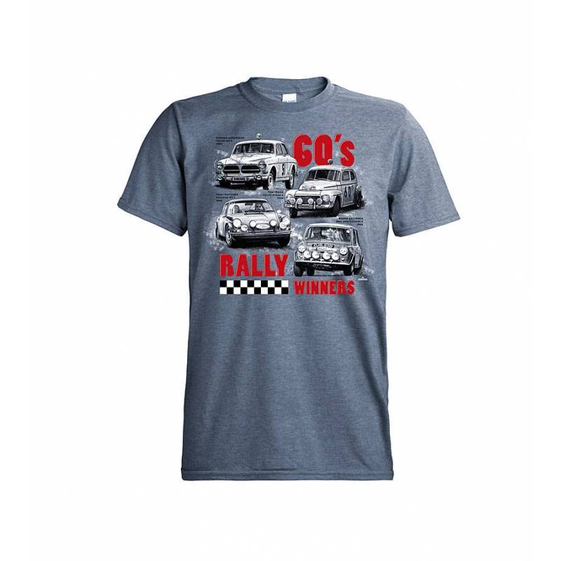 Heather indigo blue DC 60´s Rally Winners T-shirt