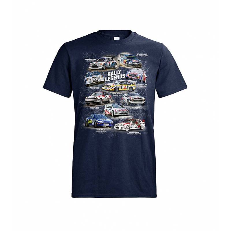 Tummansininen DC Rally Legends T-paita