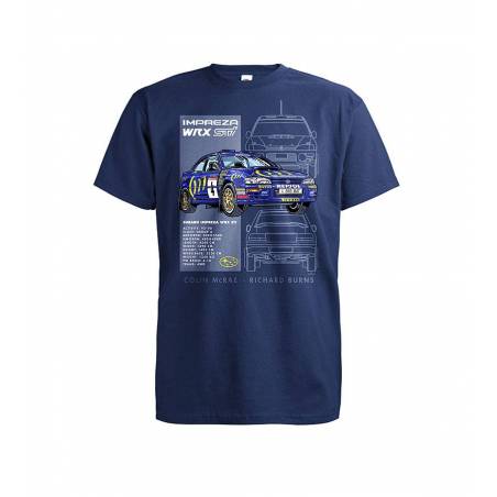 Navy Blue DC Subaru McRae/Burns T-shirt
