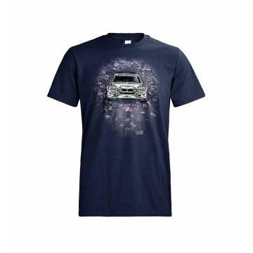 Navy Blue DC Lancia S4 through wall T-shirt
