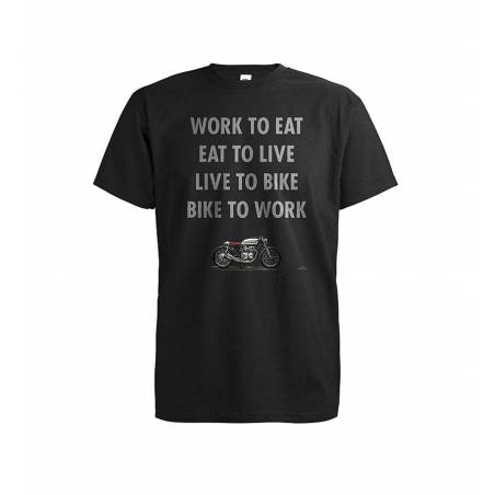 Black DC Live to Bike T-shirt