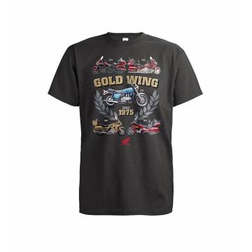 Grafiitinharmaa Gold Wing Since 1975 T-paita