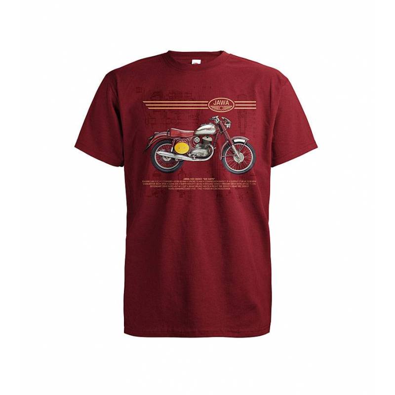Tiilenpunainen DC Jawa T-paita