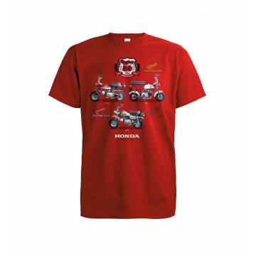 Punainen DC Honda Monkey 50 V T-paita