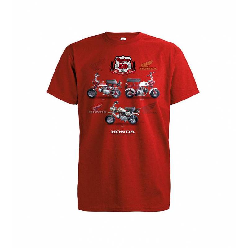 Red Honda Monkey 50 yr T-shirt