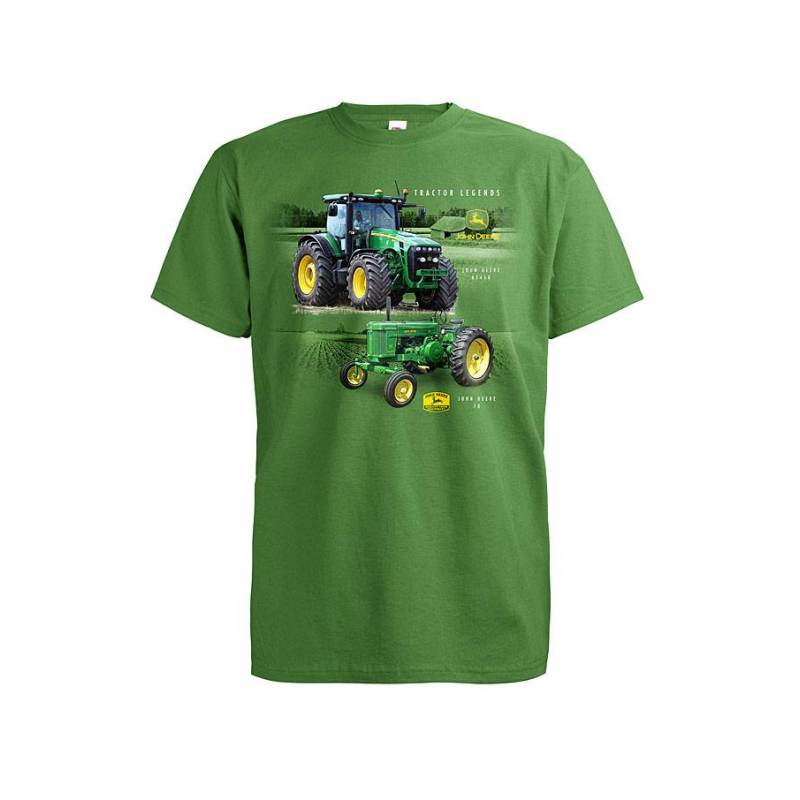 Kirkas vihreä DC New John Deere T-paita