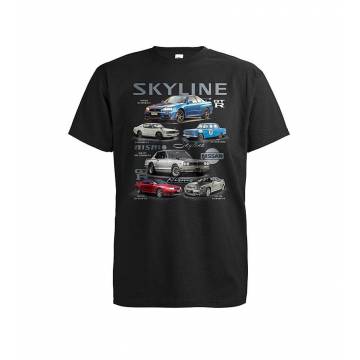 Black DC Nissan Skyline T-shirt