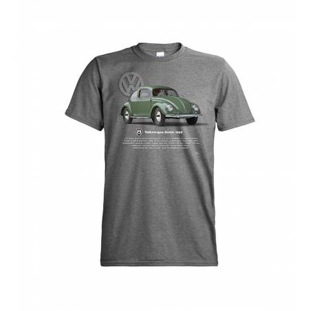Meleerattu grafiitin harmaa DC VW Beetle T-paita