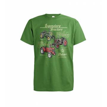 Kirkas vihreä DC Legendary Zetor T-paita