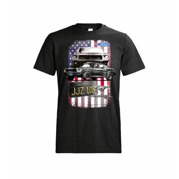 Black DC Bullitt Mustang T-shirt