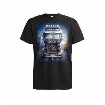 Musta DC Scania Truck Team FIN T-paita