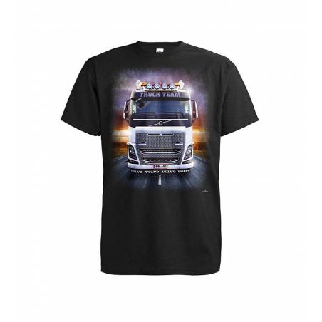 Black DC Volvo Truck Team T-paita